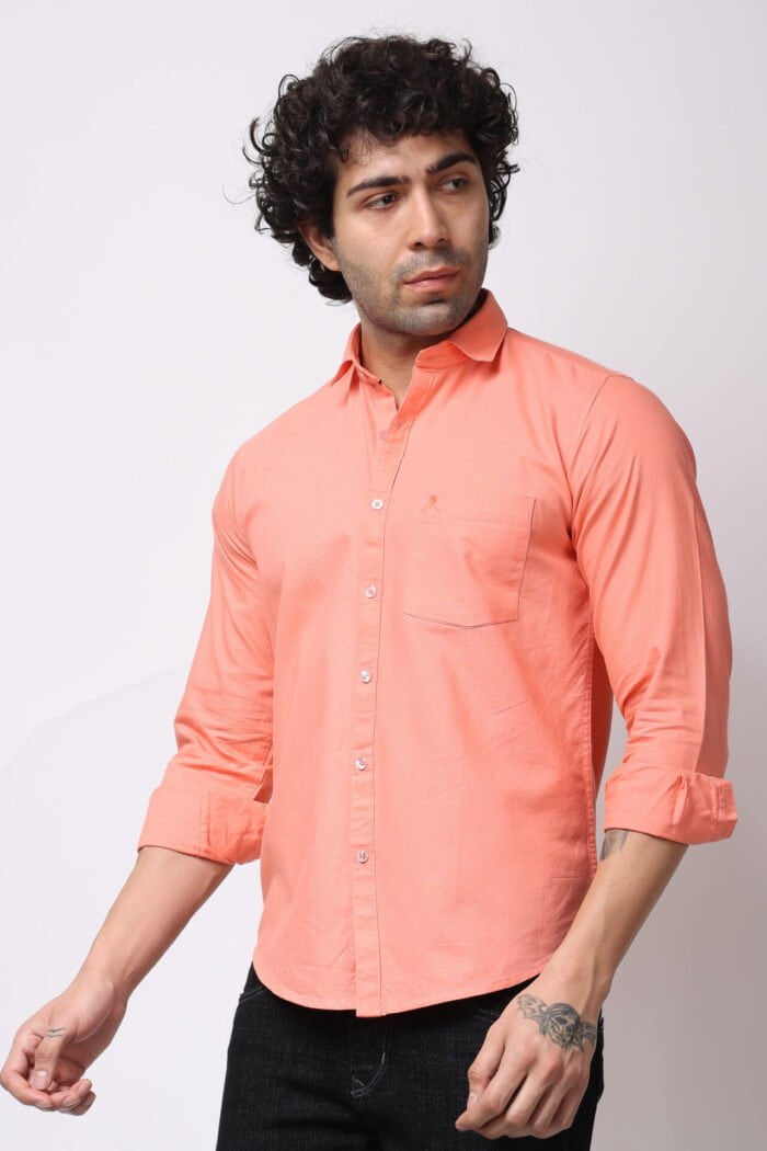 Solid Orange Shirt-16004