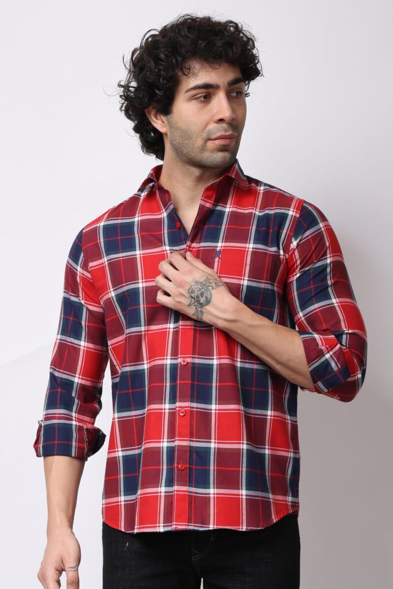 Red and Blue B. Checks -18089