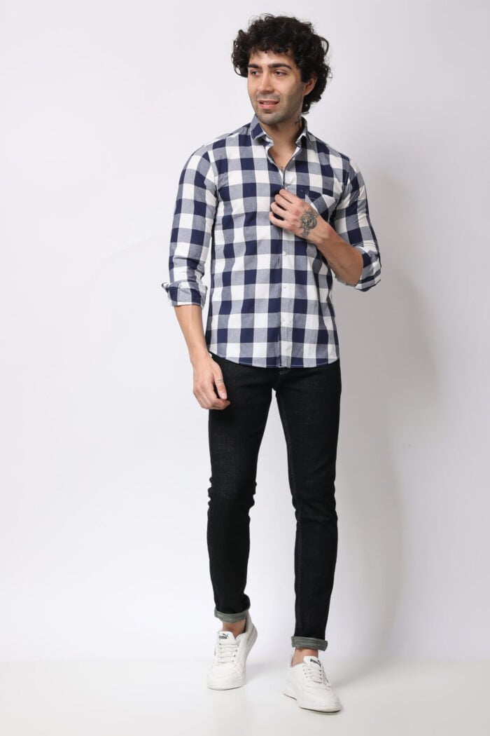 Blu B. Check Shirt-17001 - Image 2