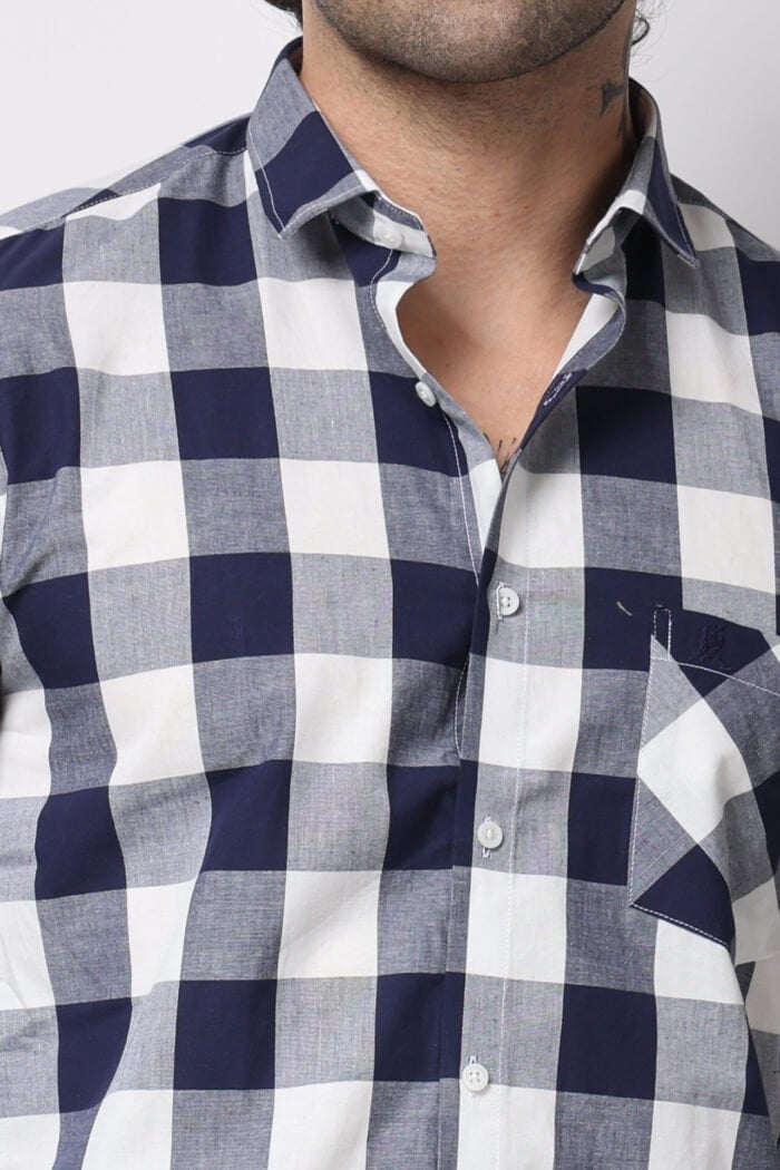 Blu B. Check Shirt-17001 - Image 3